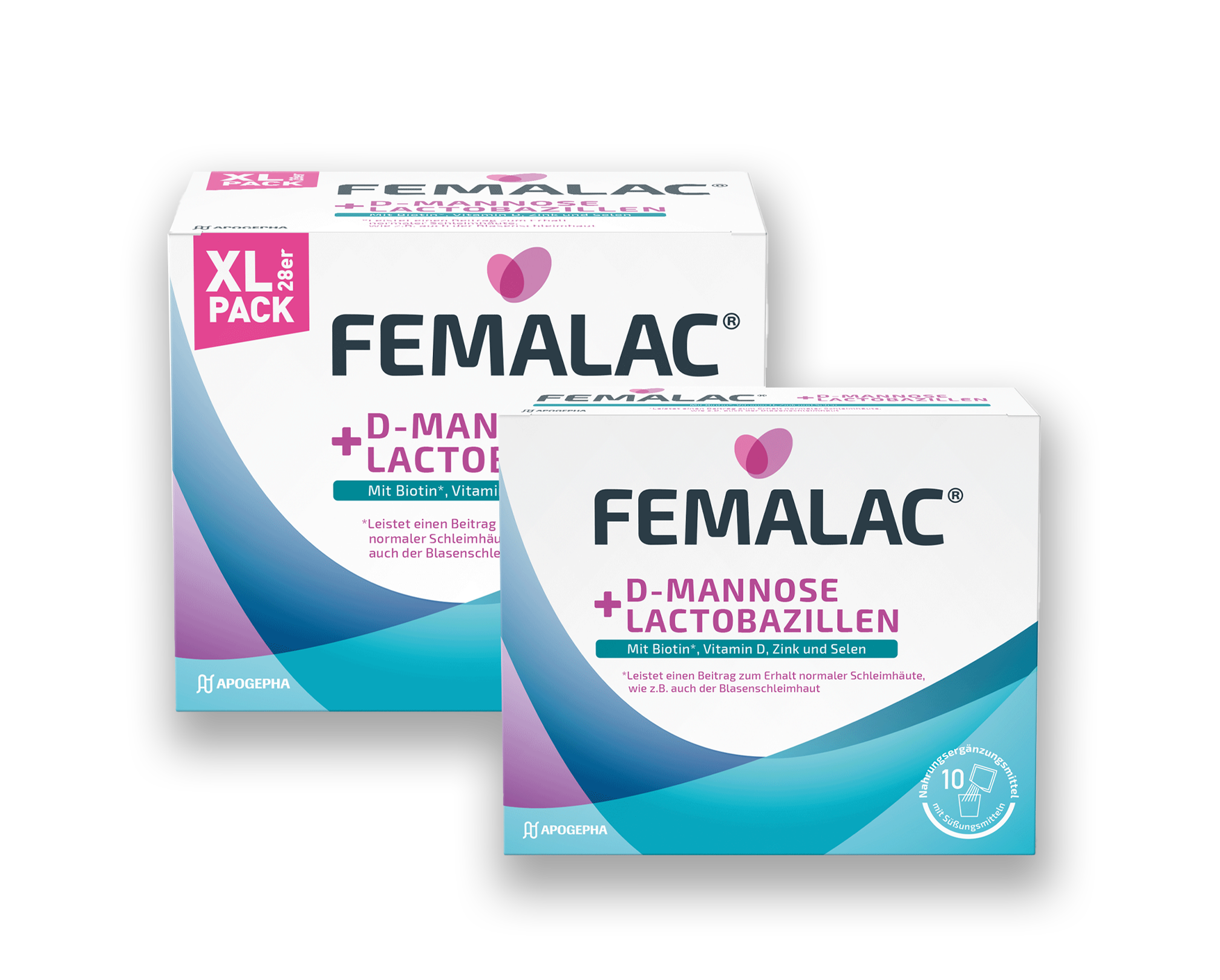 Packshot FEMALAC® D-Mannose + Lactobazillen 