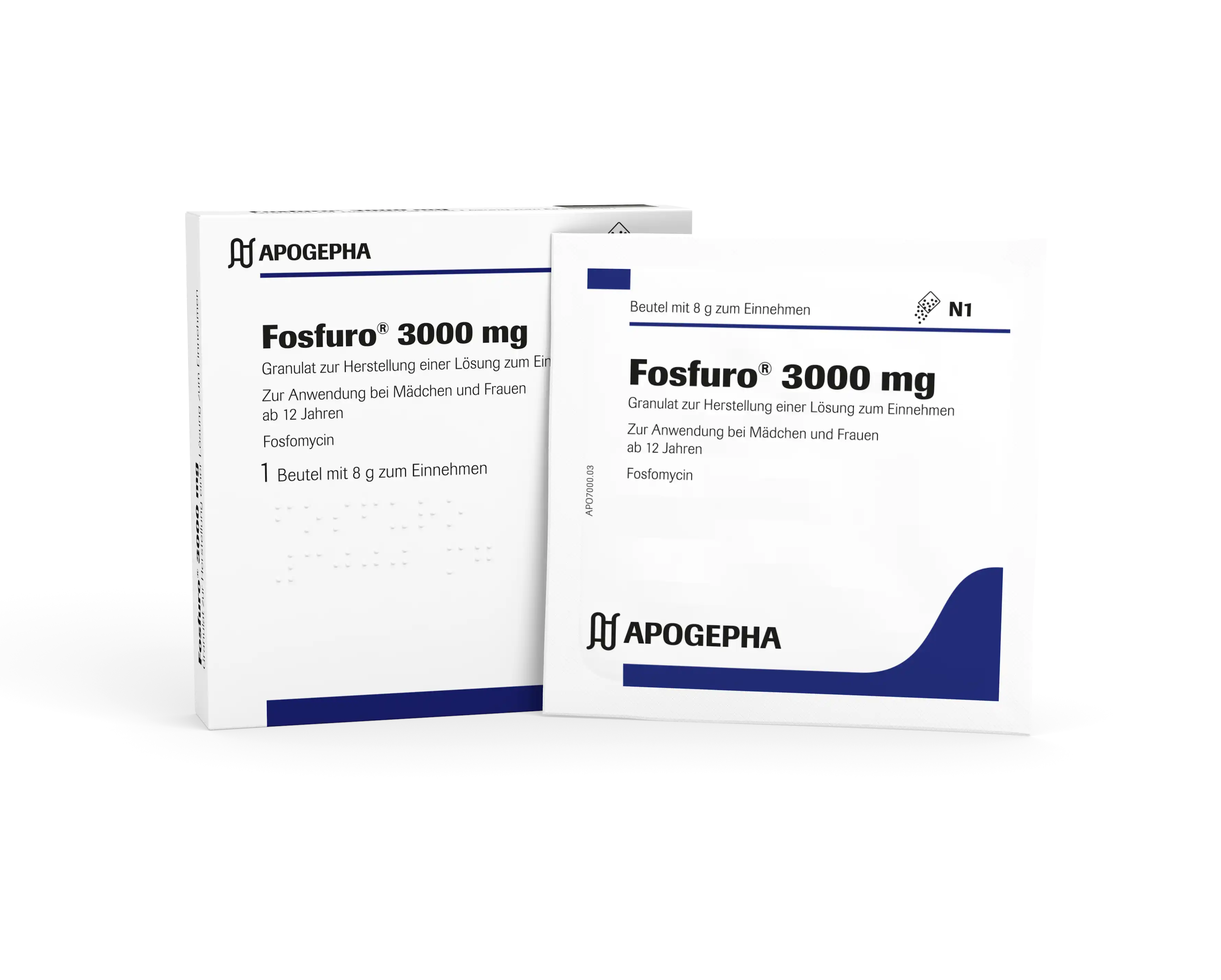 Packshot von Fosfuro® 3000 mg