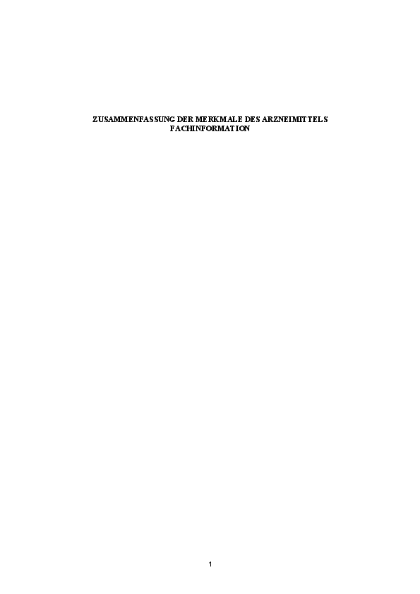 Titelseite der PDF-Datei Fachinformation Prosmin® 5 mg