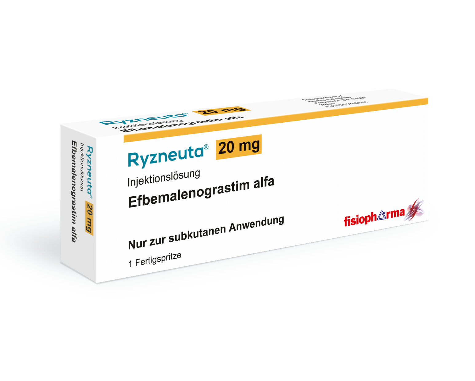 Packshot Ryzneuta 20 mg Injektionslösung