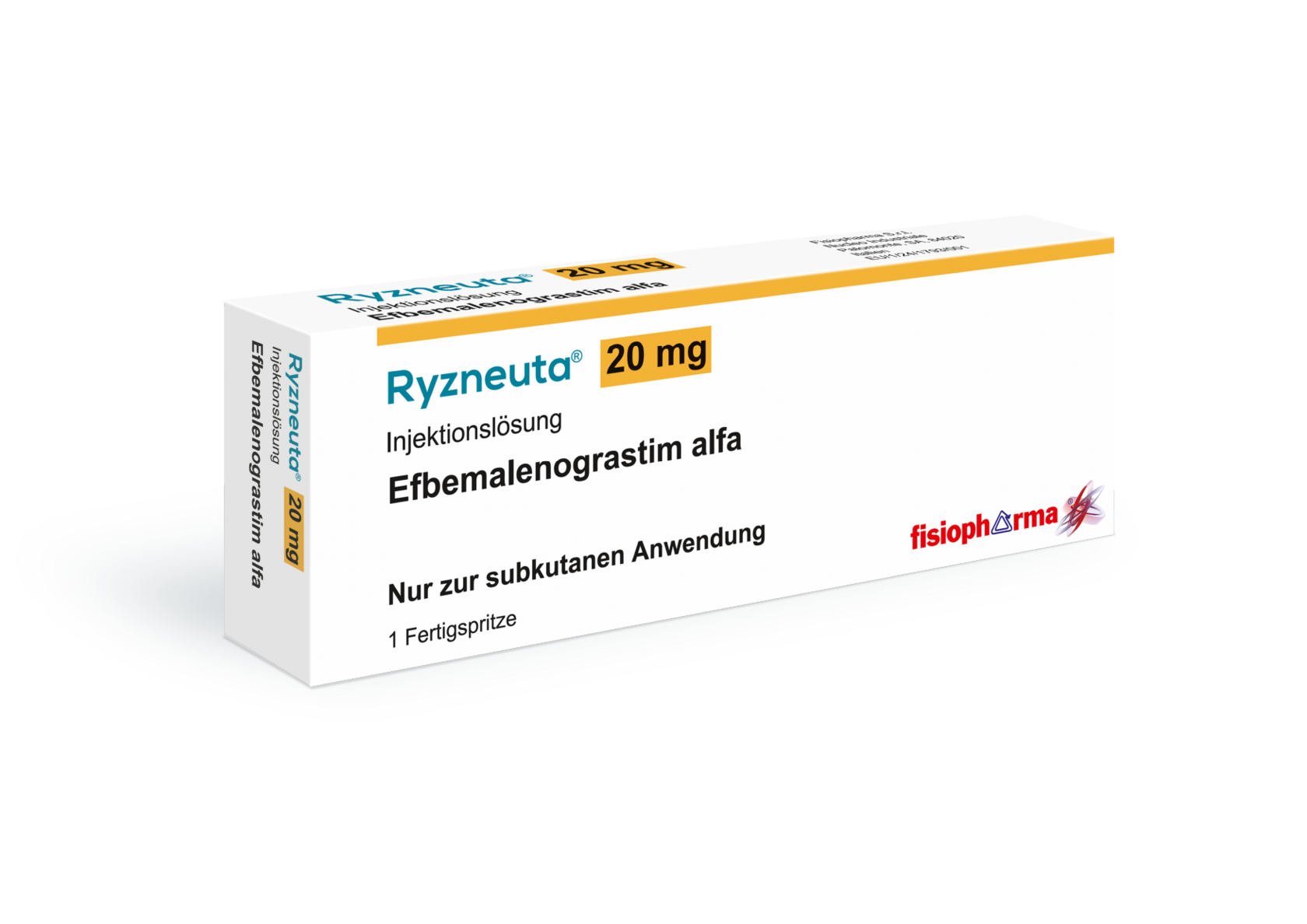Packshot Ryzneuta 20 mg Injektionslösung