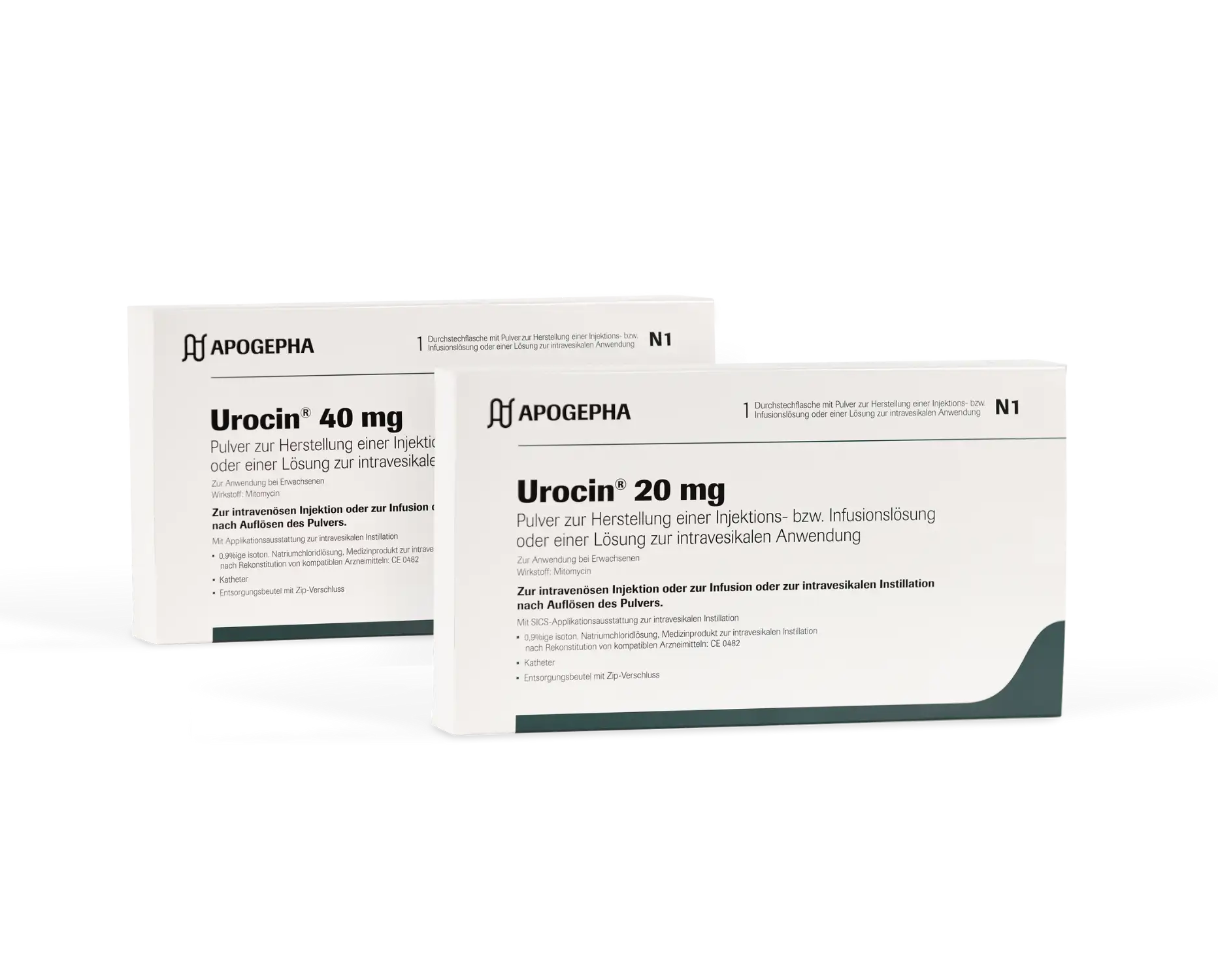 Packshots von Urocin®.