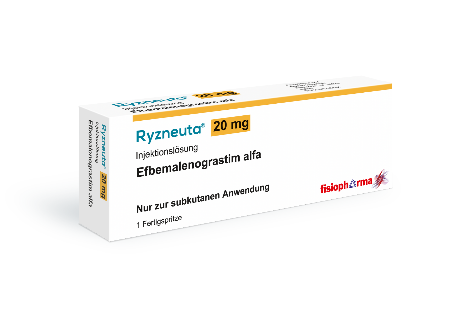 Packshot Ryzneuta 20 mg Injektionslösung